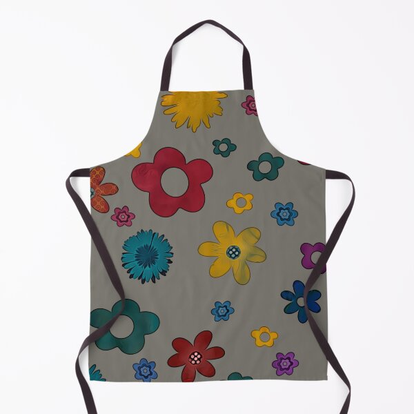 Item preview, colourful doodle flowers designed and sold by Inktown.