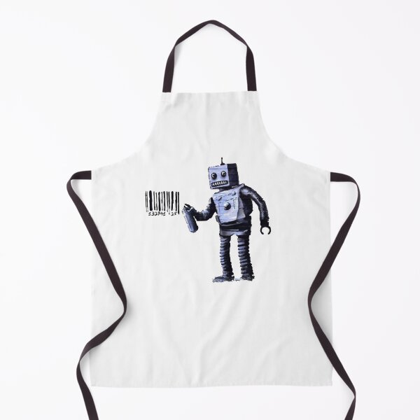 Item preview, BANKSY Robot Barcode designed and sold by inkstyl.
