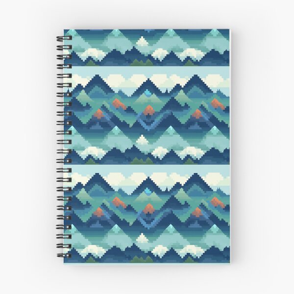 Aperçu de l'œuvre Pixelated Pinnacles créée et vendue par PixelPatchwork.