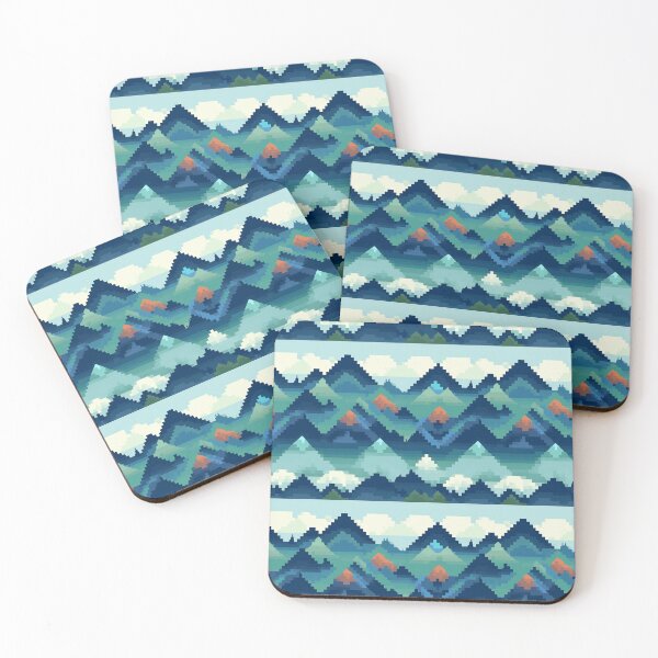 Artikelvorschau, Pixelated Pinnacles entworfen und verkauft von PixelPatchwork.