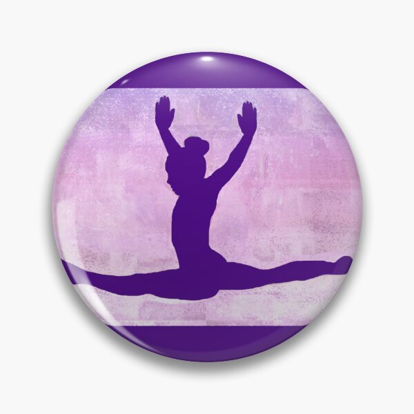 Item preview, The Gymnast "Strike a Pose" ~ Purple Version designed and sold by Susan Werby.