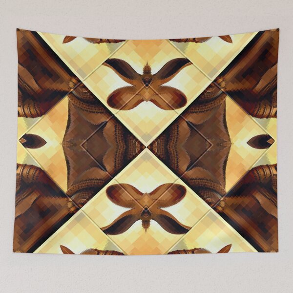 Item preview, 3D Elephantrabbit Geometric Chocolate Abstract Art* designed and sold by Ralek.