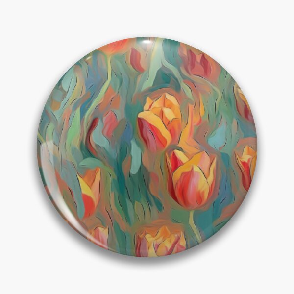 Item preview, Impressionist Tulips (V. 2) designed and sold by SvahaDesigns.