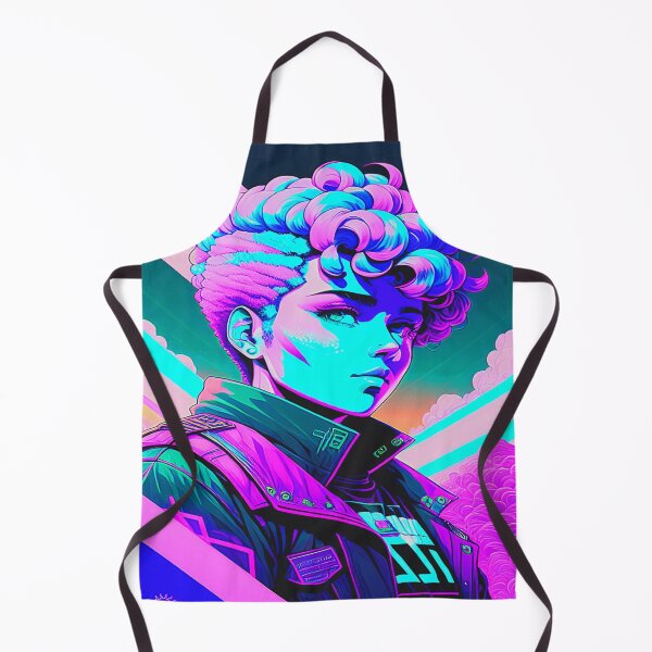 Item preview, Portrait Fantasy Of Neon Cyberpunk Girl. Abstract Art. designed and sold by Giulivo Store Graphic.