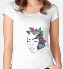Madam Butterfly Women's Fitted Scoop T-Shirt