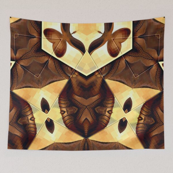 Item preview, 3D Elephantrabbit Geometric Chocolate Abstract Art* designed and sold by Ralek.