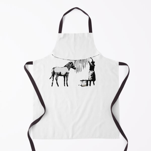 Item preview, BANKSY Washing Zebra Stripes designed and sold by inkstyl.