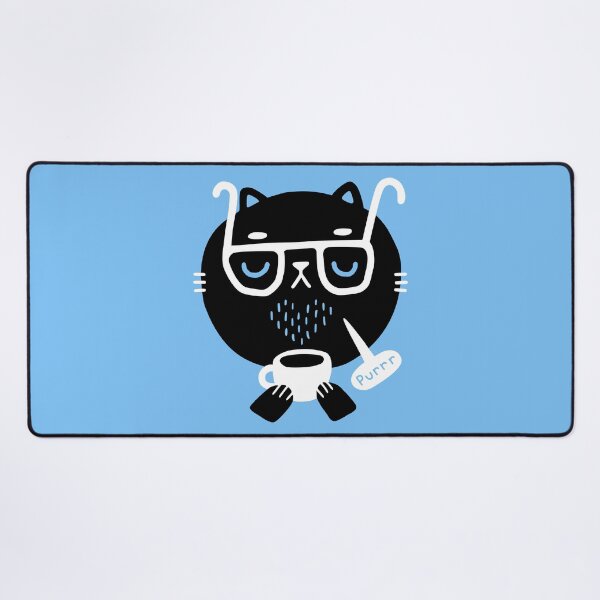 Item preview, Cat Loves Coffee designed and sold by obinsun.