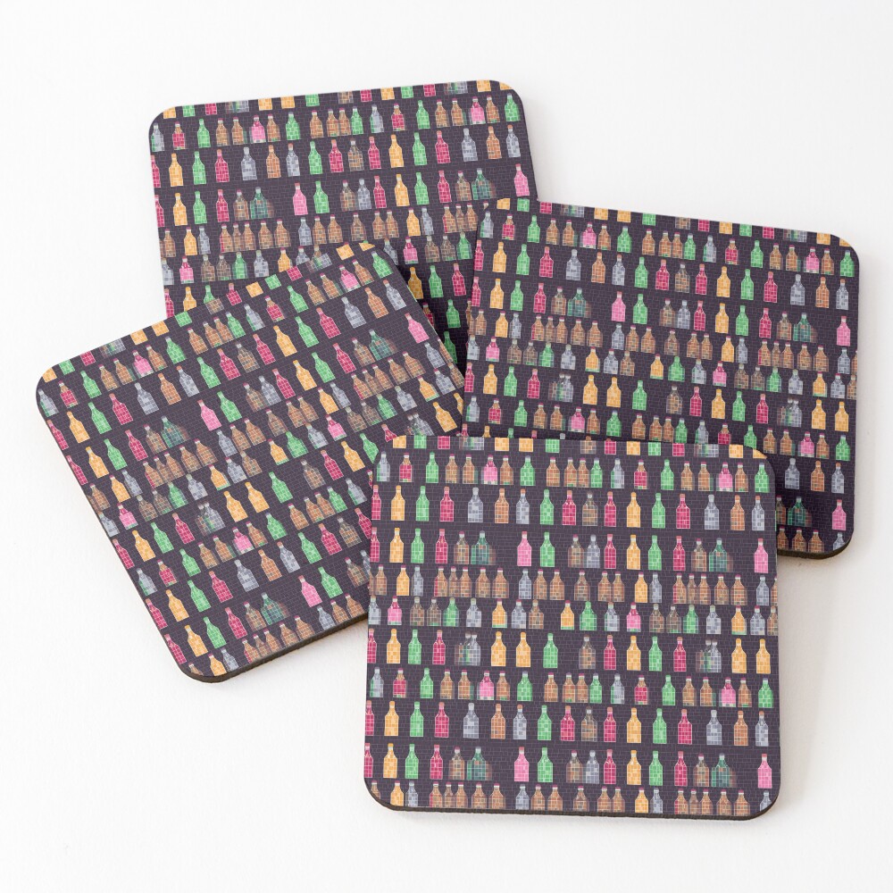 Item preview, Coasters (Set of 4) designed and sold by PixelPatchwork.