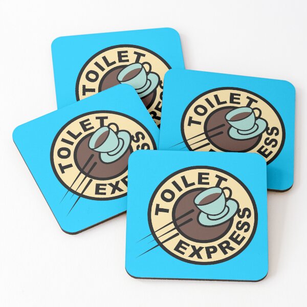 Item preview, Toilet express spaceship parody-tv series inspired-coffee lovers humor designed and sold by ntesigntees.