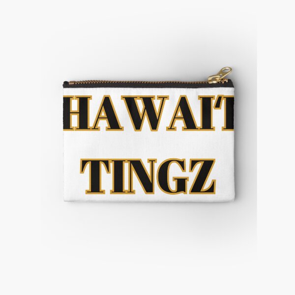 Item preview, hawaii tingz black and gold lettering designed and sold by maplunk.