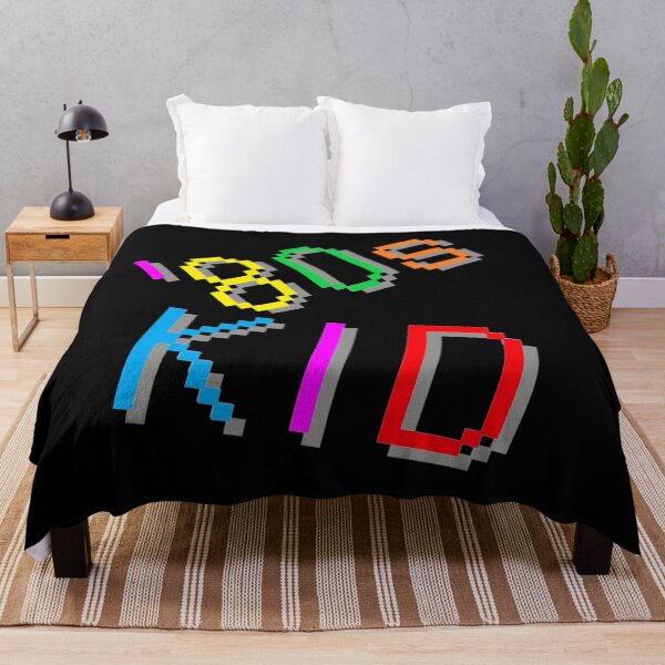 Item preview, '80s Kid. Colorful Retro Statement. (Black Background) designed and sold by ArtByLM.