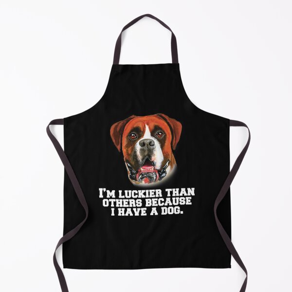 Item preview, Boxer Dog With Saying I’m Luckier Than Others Because I Have A Dog designed and sold by fantasticdesign.