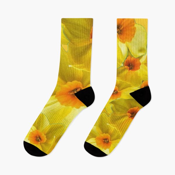 Item preview, YELLOW SPRING DAFFODIL FLOWERS GARDEN ABSTRACT ART designed and sold by sharlesart.