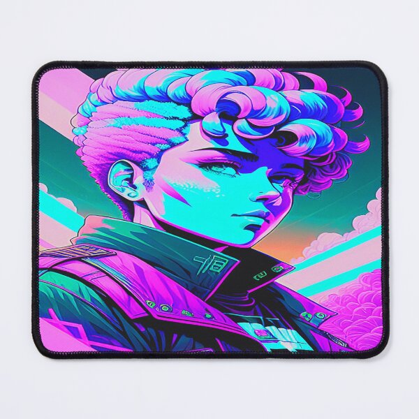 Item preview, Portrait Fantasy Of Neon Cyberpunk Girl. Abstract Art. designed and sold by Giulivo Store Graphic.