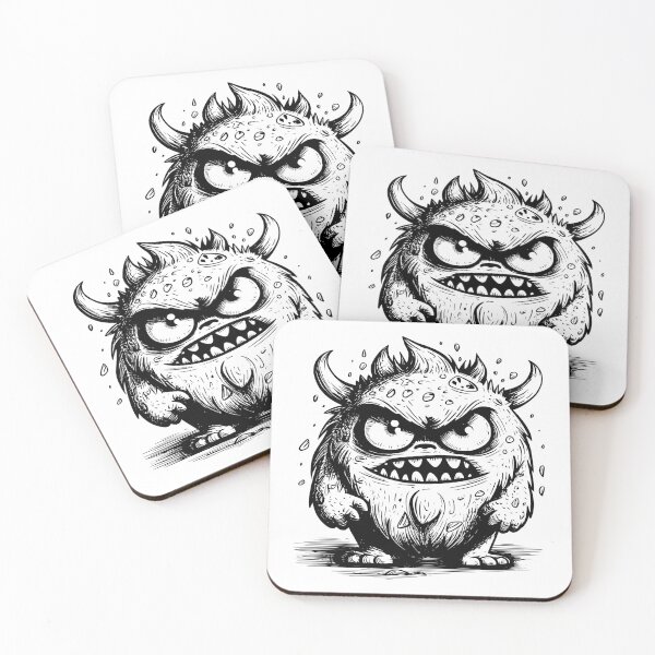 Item preview, Grumpy Monsters designed and sold by HINKYPUNK-UK.