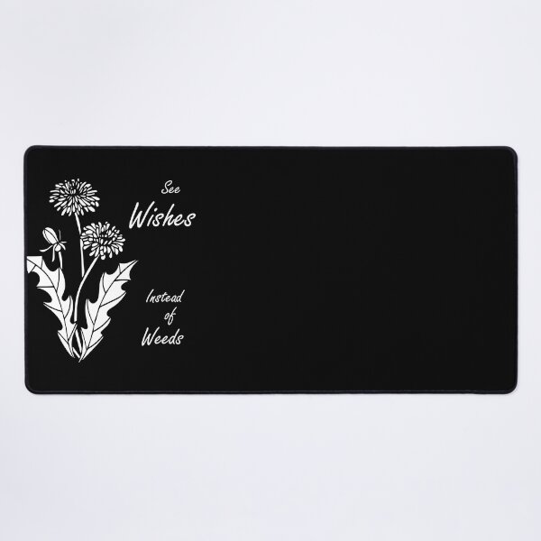 Item preview, Wishes instead of Weeds (white) designed and sold by BohoHoosier.