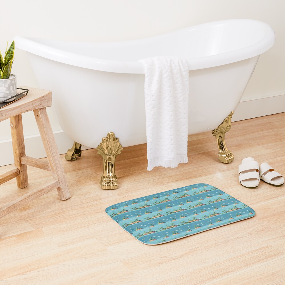 Item preview, Bath Mat designed and sold by PixelPatchwork.