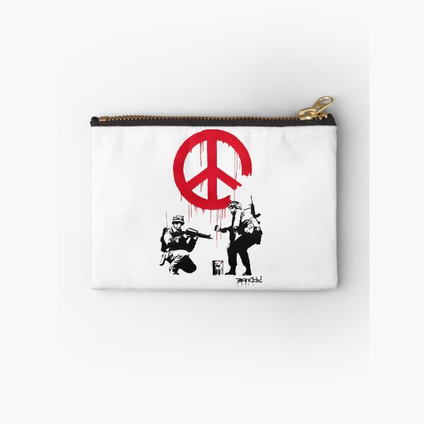 Item preview, BANKSY Soldiers Paint Peace Sign designed and sold by inkstyl.