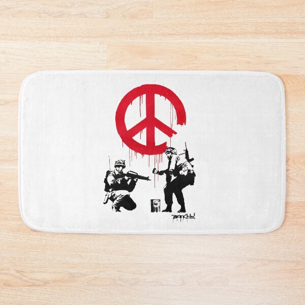 Item preview, BANKSY Soldiers Paint Peace Sign designed and sold by inkstyl.
