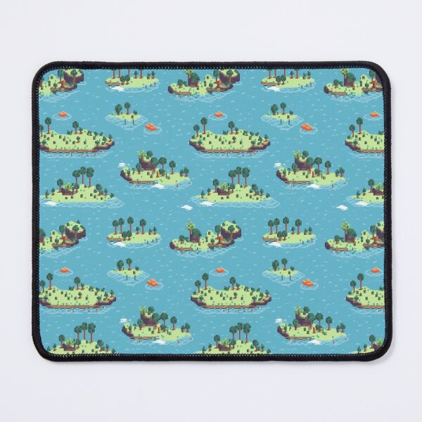 Aperçu de l'œuvre Pixelated Island Getaway créée et vendue par PixelPatchwork.