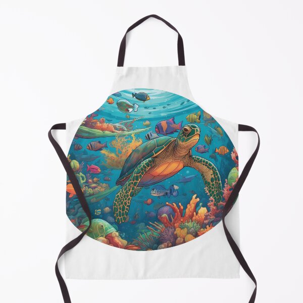 Item preview, Turtle Sea World - Ocean Cartoon designed and sold by Funlandia.