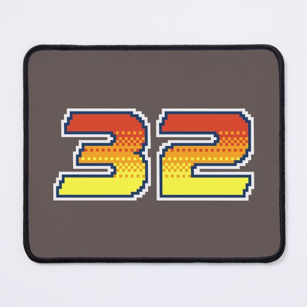 Item preview, 32 Pixel Font Thirty Two in Red Orange and Yellow designed and sold by pixeltogs.
