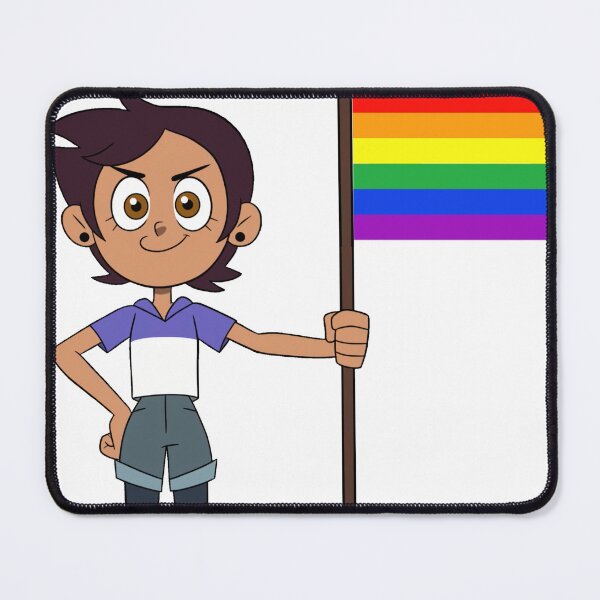 Item preview, luz gay flag the owl house meme designed and sold by Akiro Rowan.