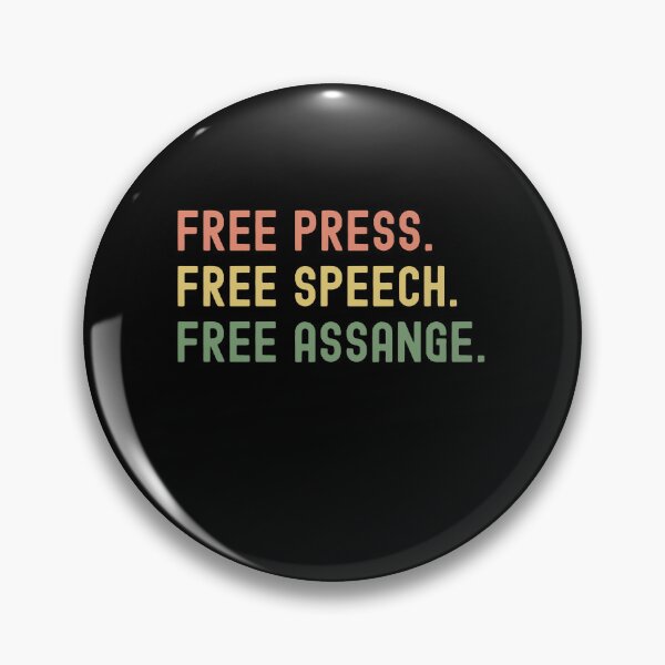 Item preview, Free Press Free Speech Free Assange, Support Assange  designed and sold by IKERAS.