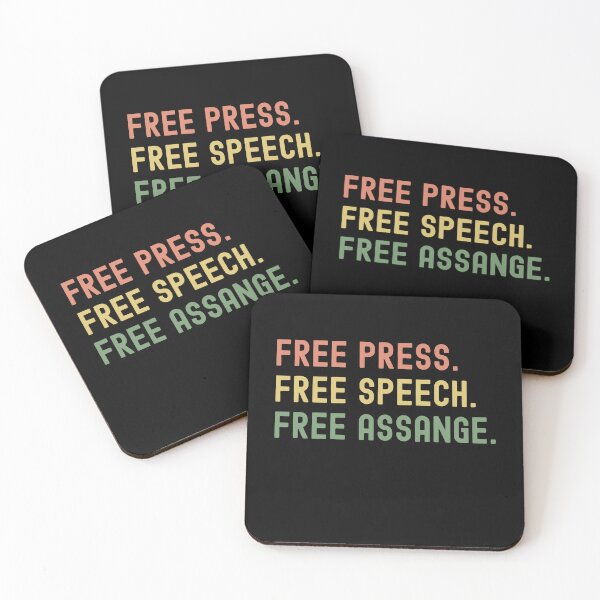 Item preview, Free Press Free Speech Free Assange, Support Assange  designed and sold by IKERAS.