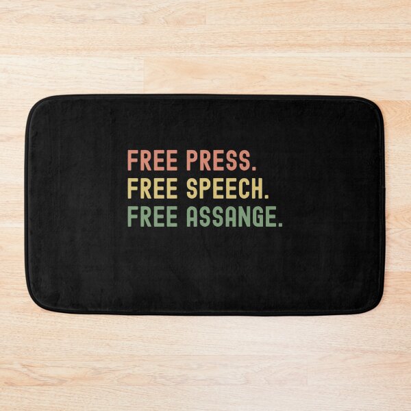 Item preview, Free Press Free Speech Free Assange, Support Assange  designed and sold by IKERAS.