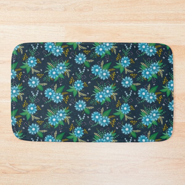 Item preview, Daisy Flower - NavyBlue designed and sold by JaselviiStudio.