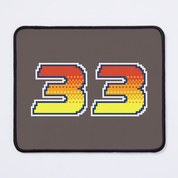 Item preview, 33 Pixel Font Thirty Three in Red Orange and Yellow designed and sold by pixeltogs.