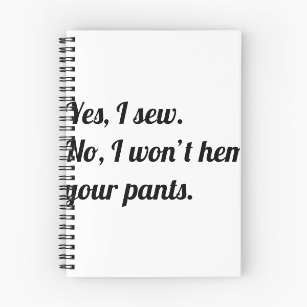 Item preview, Funny Sewing Quote designed and sold by NordicTurtle.