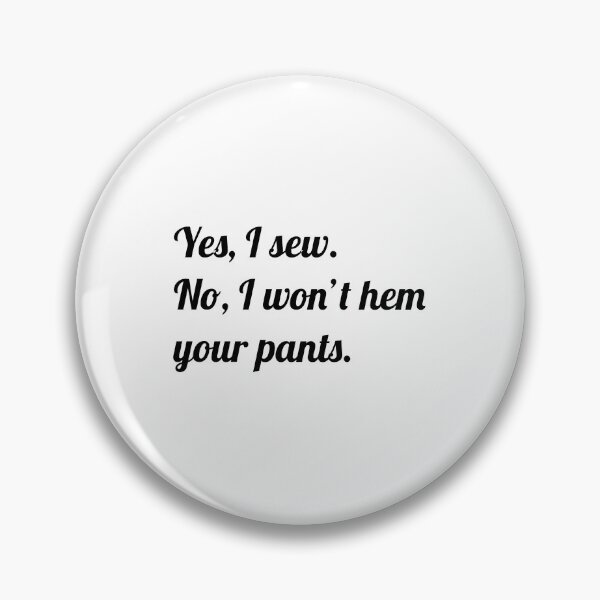 Item preview, Funny Sewing Quote designed and sold by NordicTurtle.