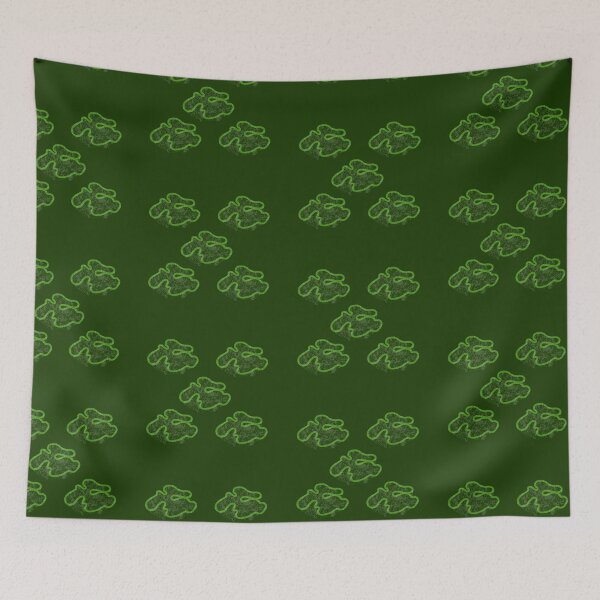 Item preview, green coral design hawaii pattern designed and sold by maplunk.