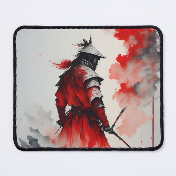 Item preview, Ink painting Samurai in the mist designed and sold by Konstantin Spenst.