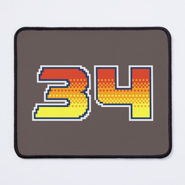 Item preview, 34 Pixel Font Thirty Four in Red Orange and Yellow designed and sold by pixeltogs.