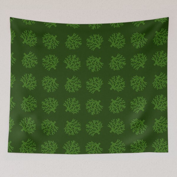 Item preview, green coral branches design hawaii pattern designed and sold by maplunk.