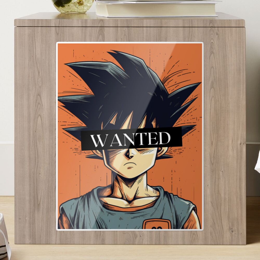 Dragonball Son Goku Mugshot Illustration Poster by CremisArt