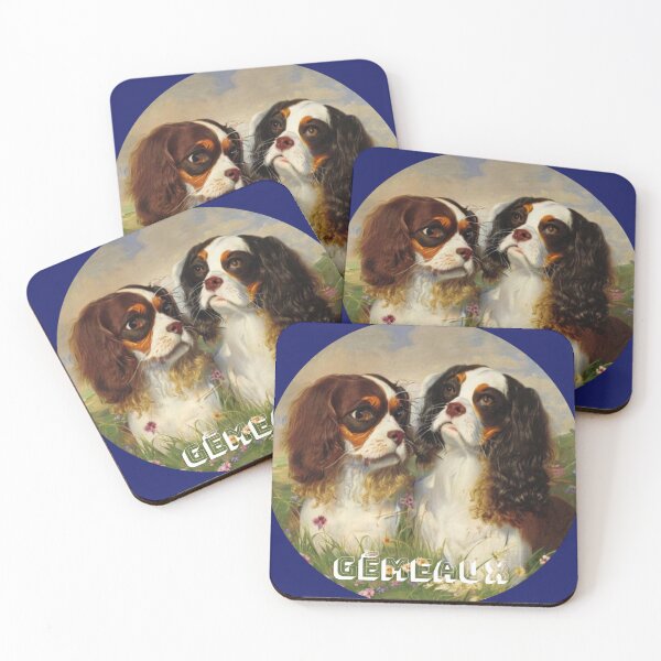Item preview, Gemini Cavalier King Charles. Gemini zodiac sign.  designed and sold by Natalia-Vlad.