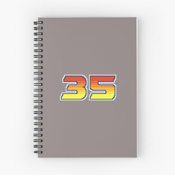 Item preview, 35 Pixel Font Thirty Five in Red Orange and Yellow designed and sold by pixeltogs.