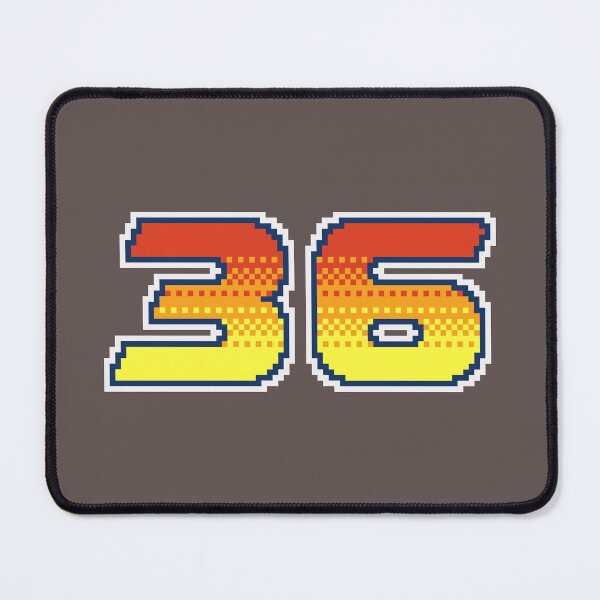 Item preview, 36 Pixel Font Thirty Six in Red Orange and Yellow designed and sold by pixeltogs.