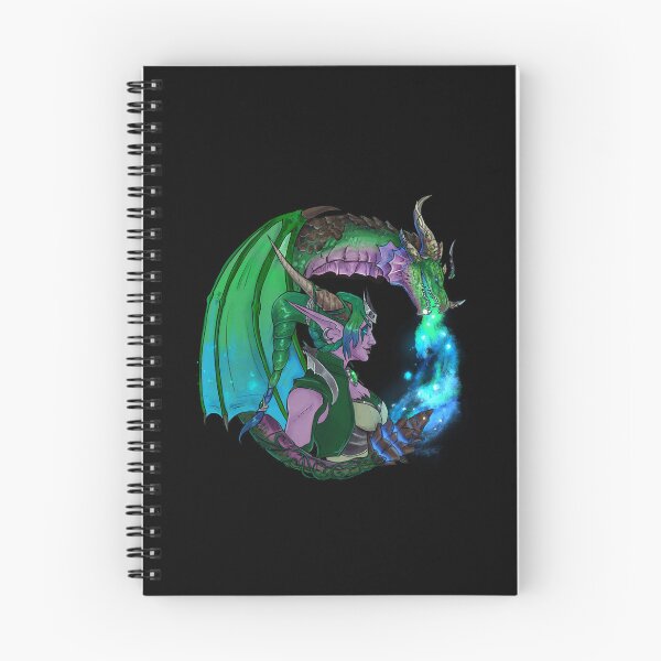 Item preview, ysera inspired circular dragon design designed and sold by stucktoyoumerch.