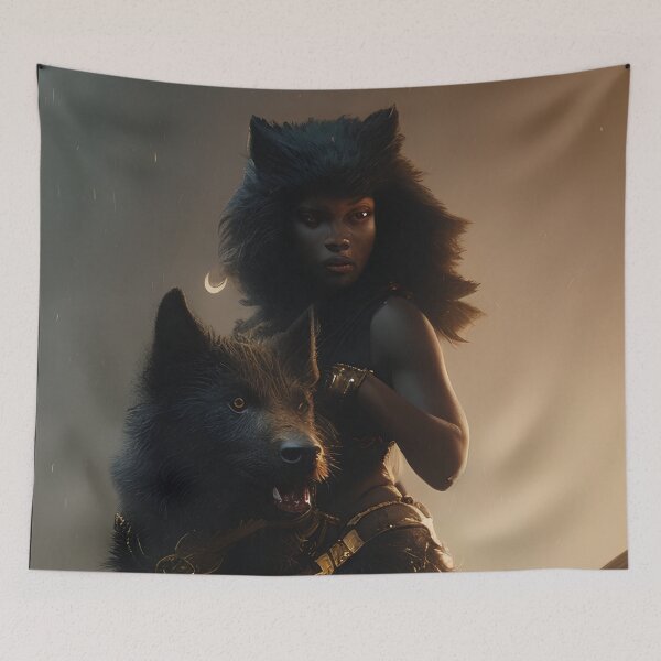 Item preview, Ebony Wolf designed and sold by TerraTartarus.