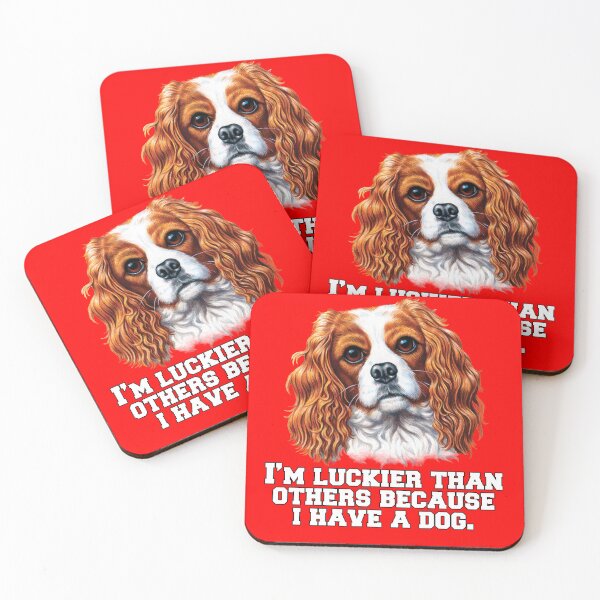 Item preview, Cavalier King Charles Spaniel Owner I’m Luckier Than Others Because I Have A Dog designed and sold by fantasticdesign.