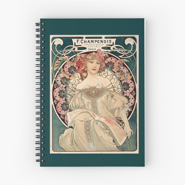 Item preview, Anuncio vintage de F. Champenois de Mucha designed and sold by LeftNWrite.