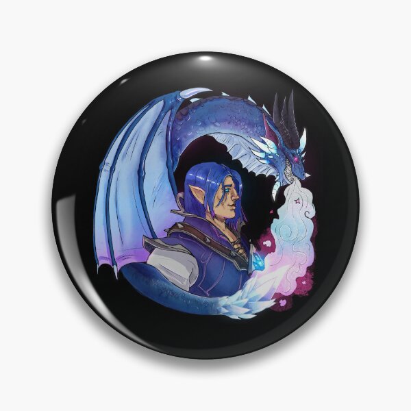Item preview, kalecgos inspired circular dragon design designed and sold by stucktoyoumerch.