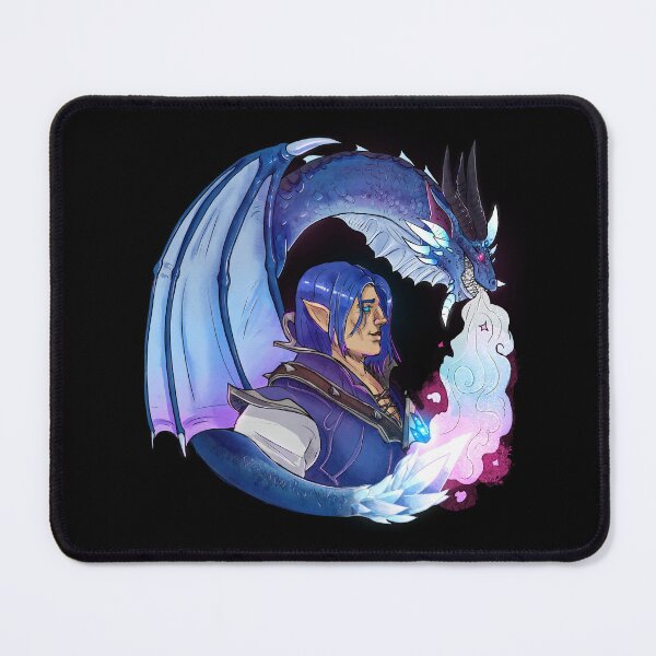 Item preview, kalecgos inspired circular dragon design designed and sold by stucktoyoumerch.
