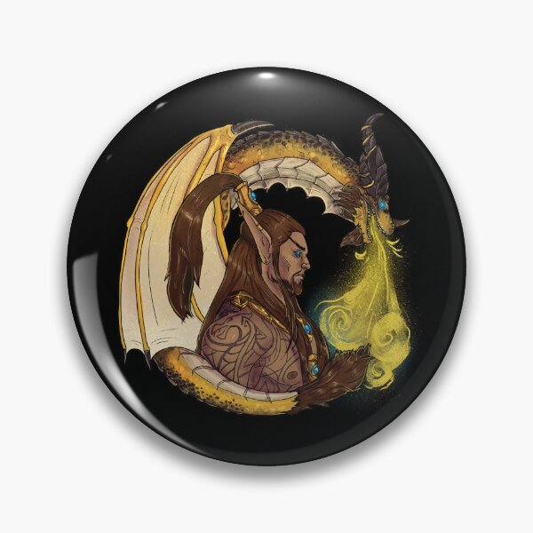Item preview, nozdormu inspired circular dragon design designed and sold by stucktoyoumerch.
